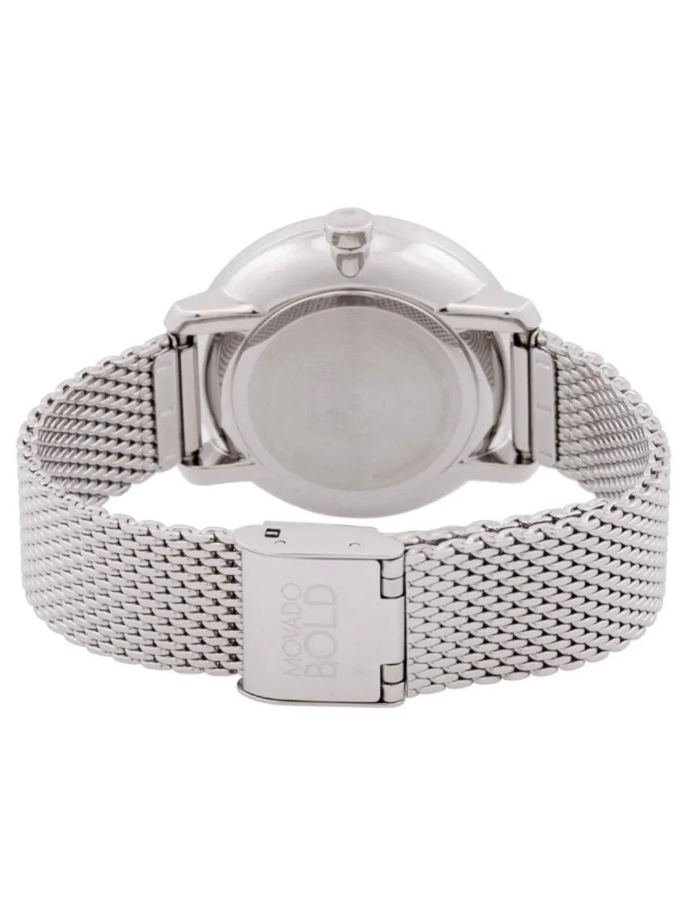 NWT Movado Bold Shimmer Quartz Silver Dial Ladies Watch